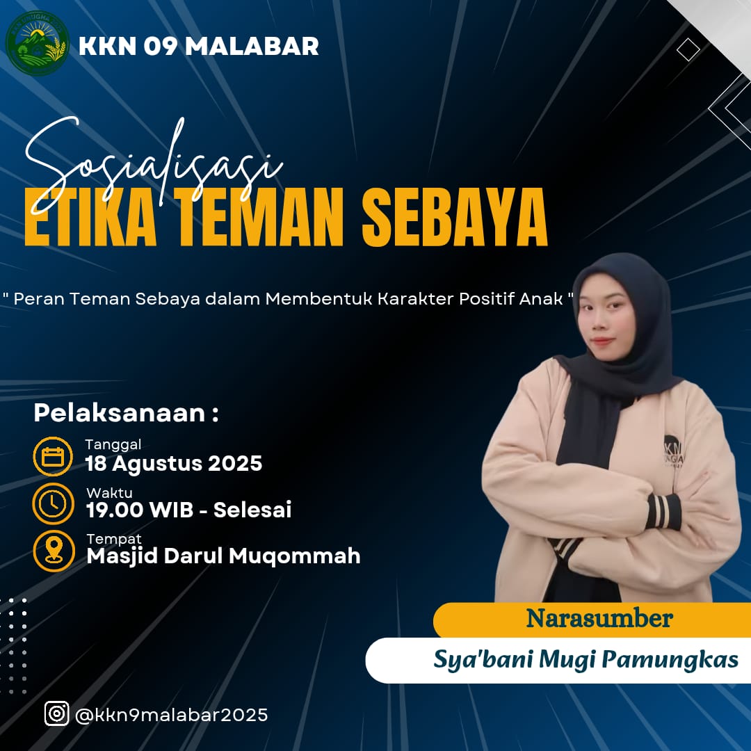 Sosialisasi Etika Teman Sebaya